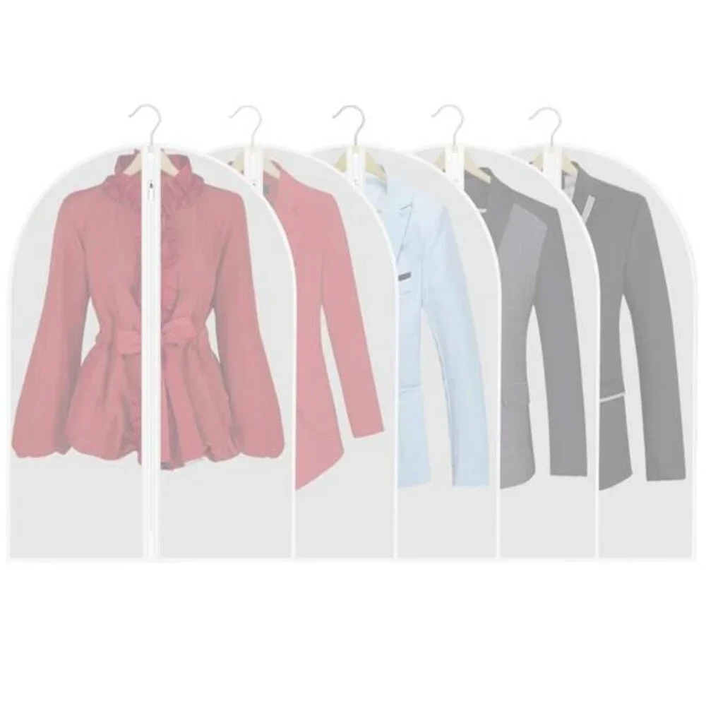 Garment Bags Set of 5 Suit Covers Clothes Storage Travel Closet Organizer 33 Inc